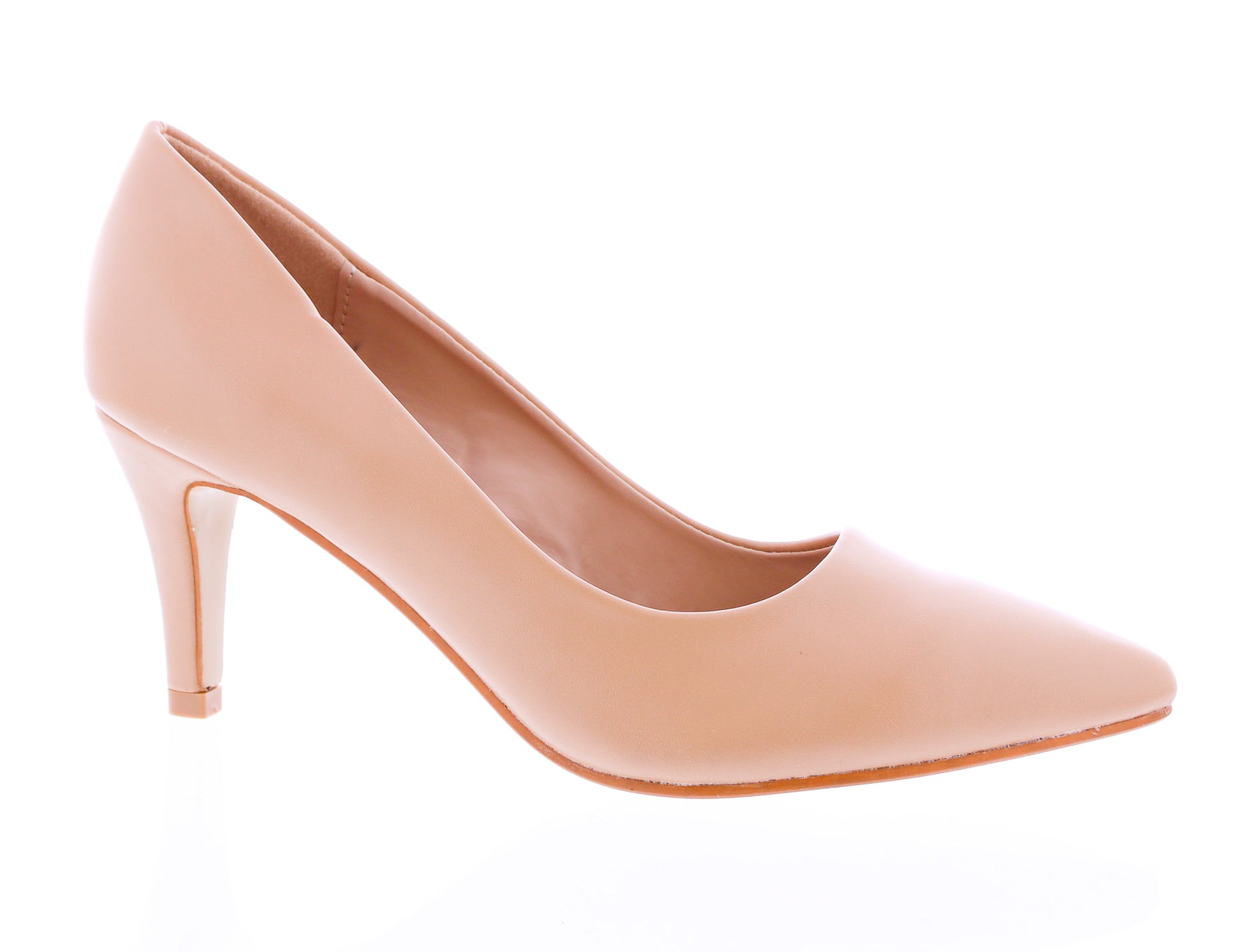 Zapato Tacón Alto Mujer 3” Cuero Sintético