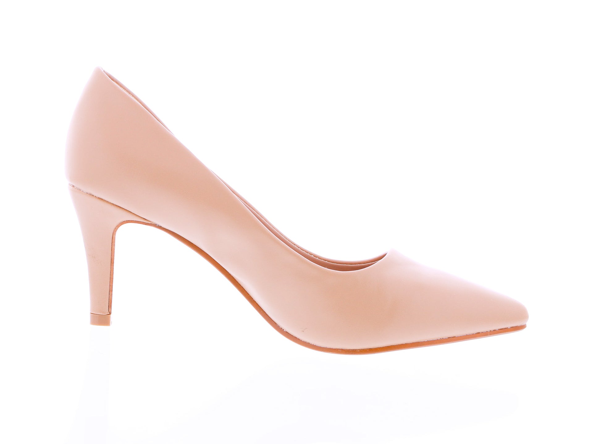 Zapato Tacón Alto Mujer 3” Cuero Sintético