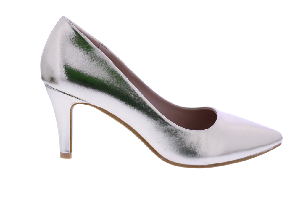 Zapato Tacón Alto Mujer 3” Cuero Sintético