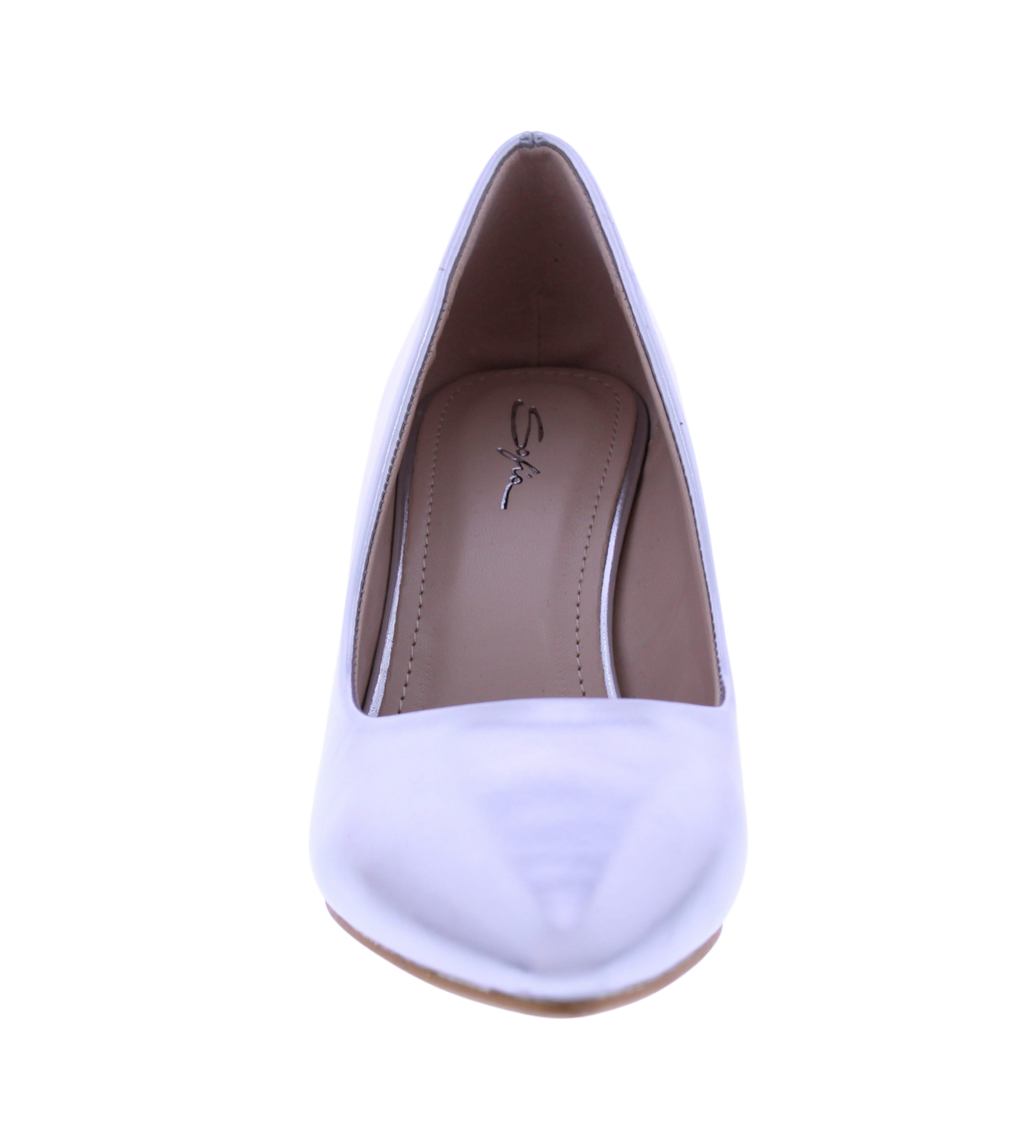 Zapato Tacón Alto Mujer 3” Cuero Sintético