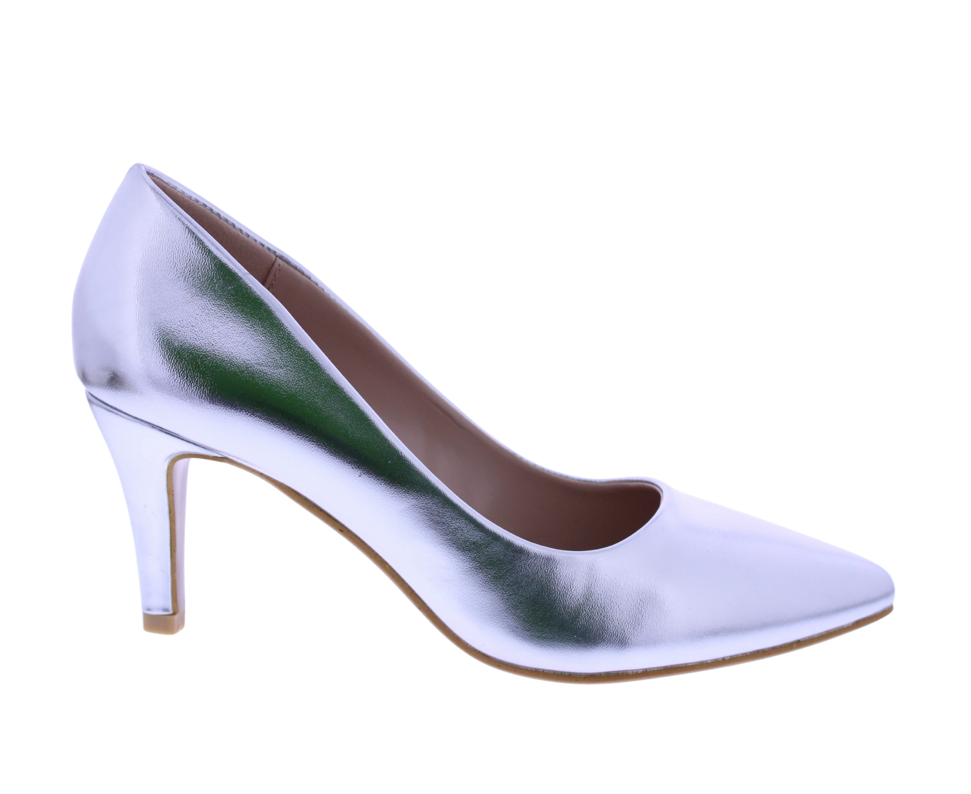 Zapato Tacón Alto Mujer 3” Cuero Sintético