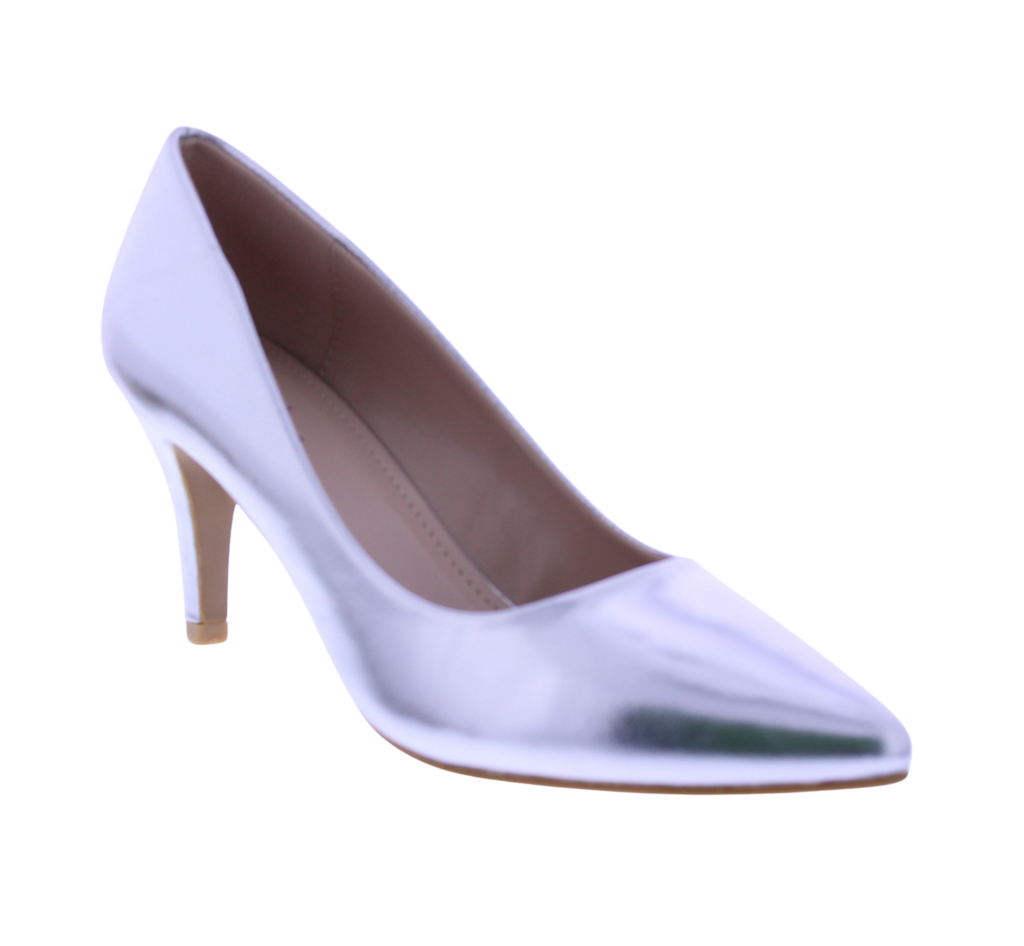 Zapato Tacón Alto Mujer 3” Cuero Sintético