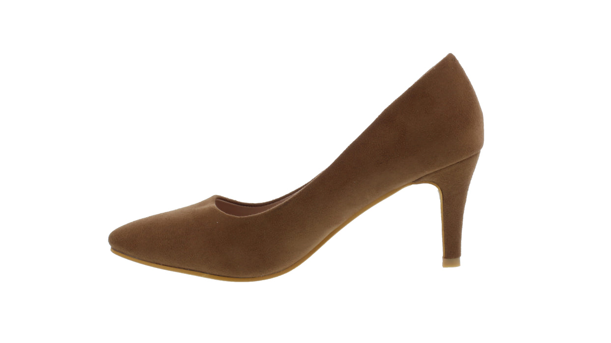 3” Women Microfiber High Heel Shoe