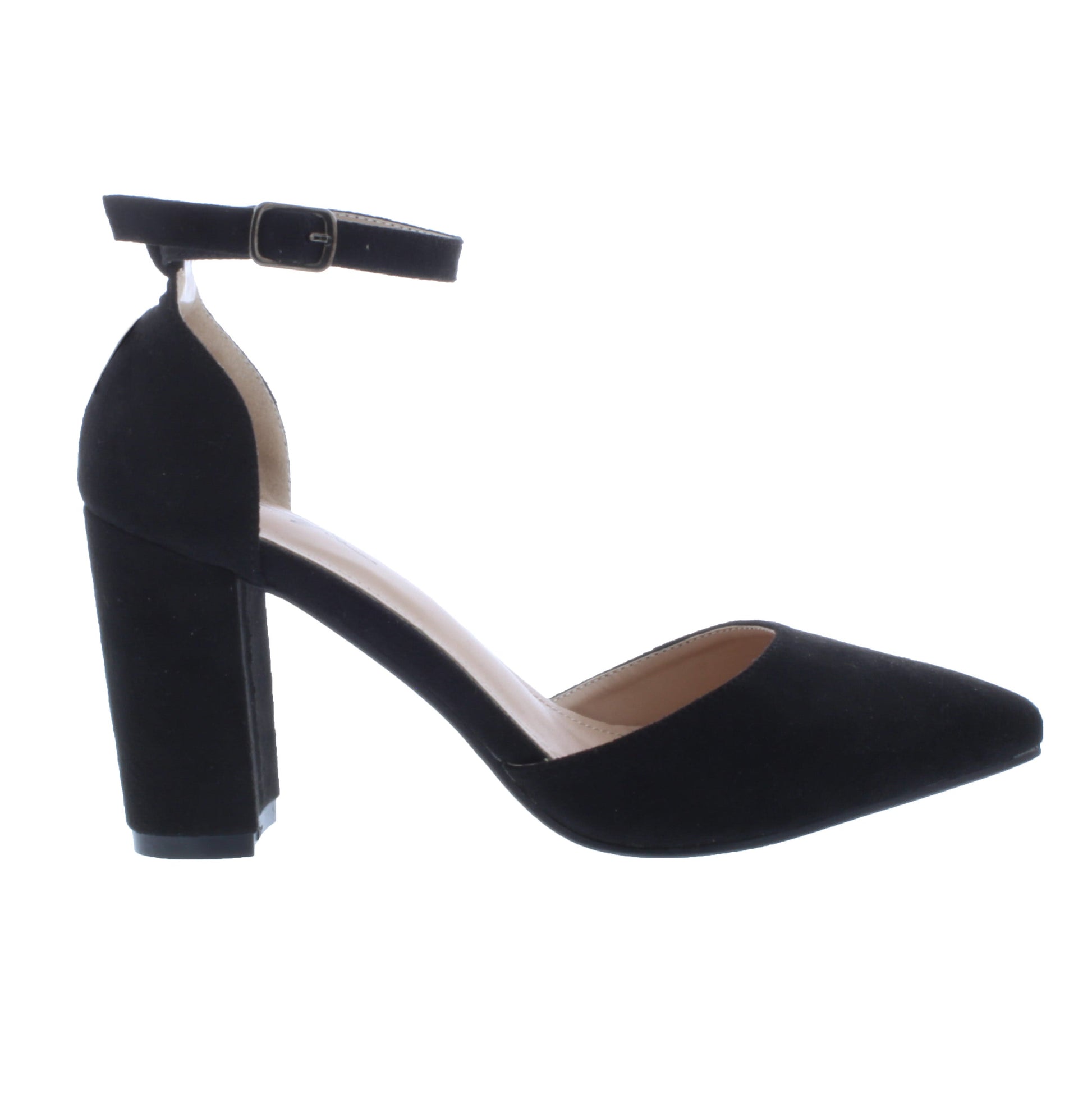 Zapato Tacón Alto Mujer 3” Cuero Sintético