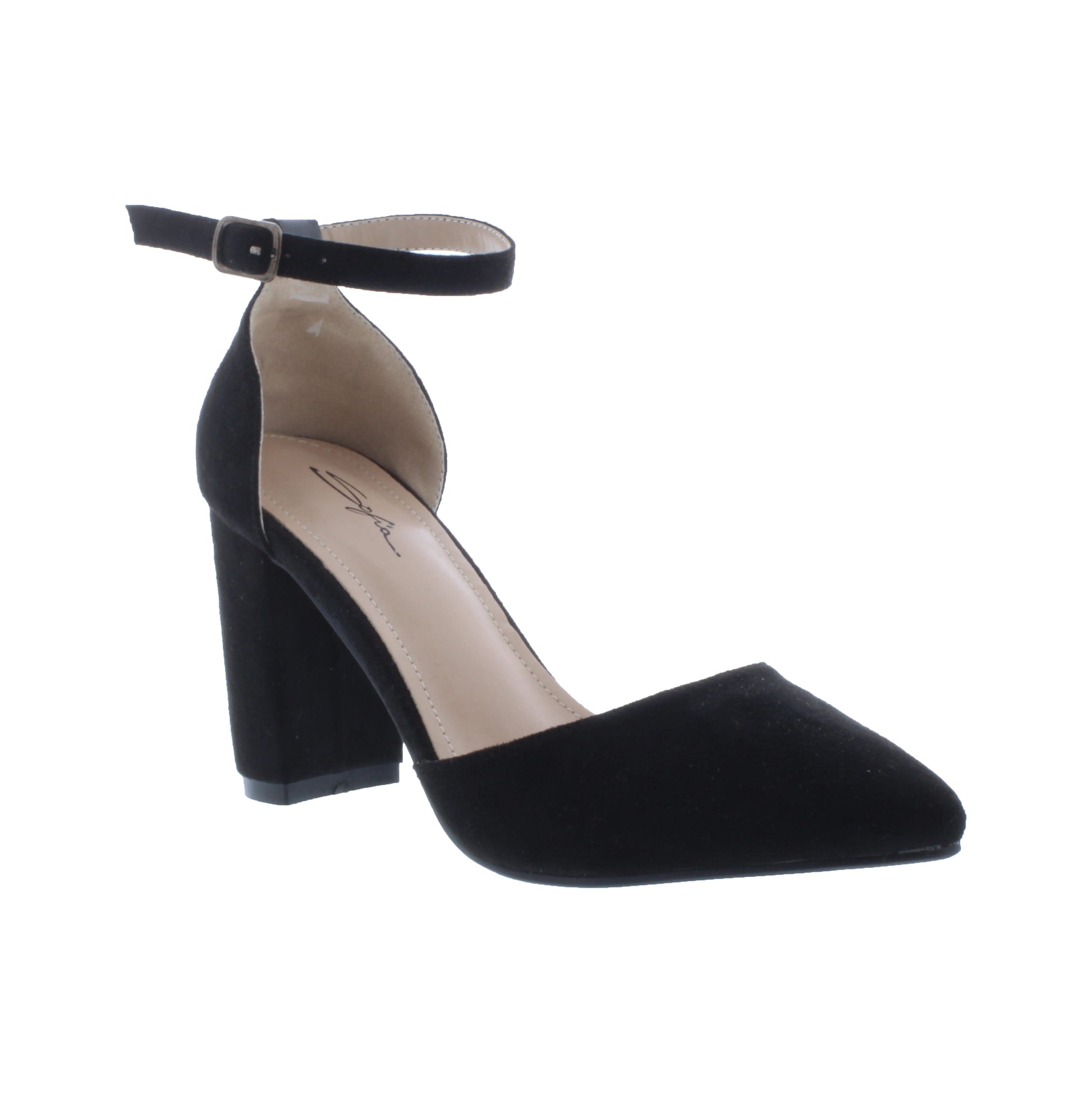 Zapato Tacón Alto Mujer 3” Cuero Sintético