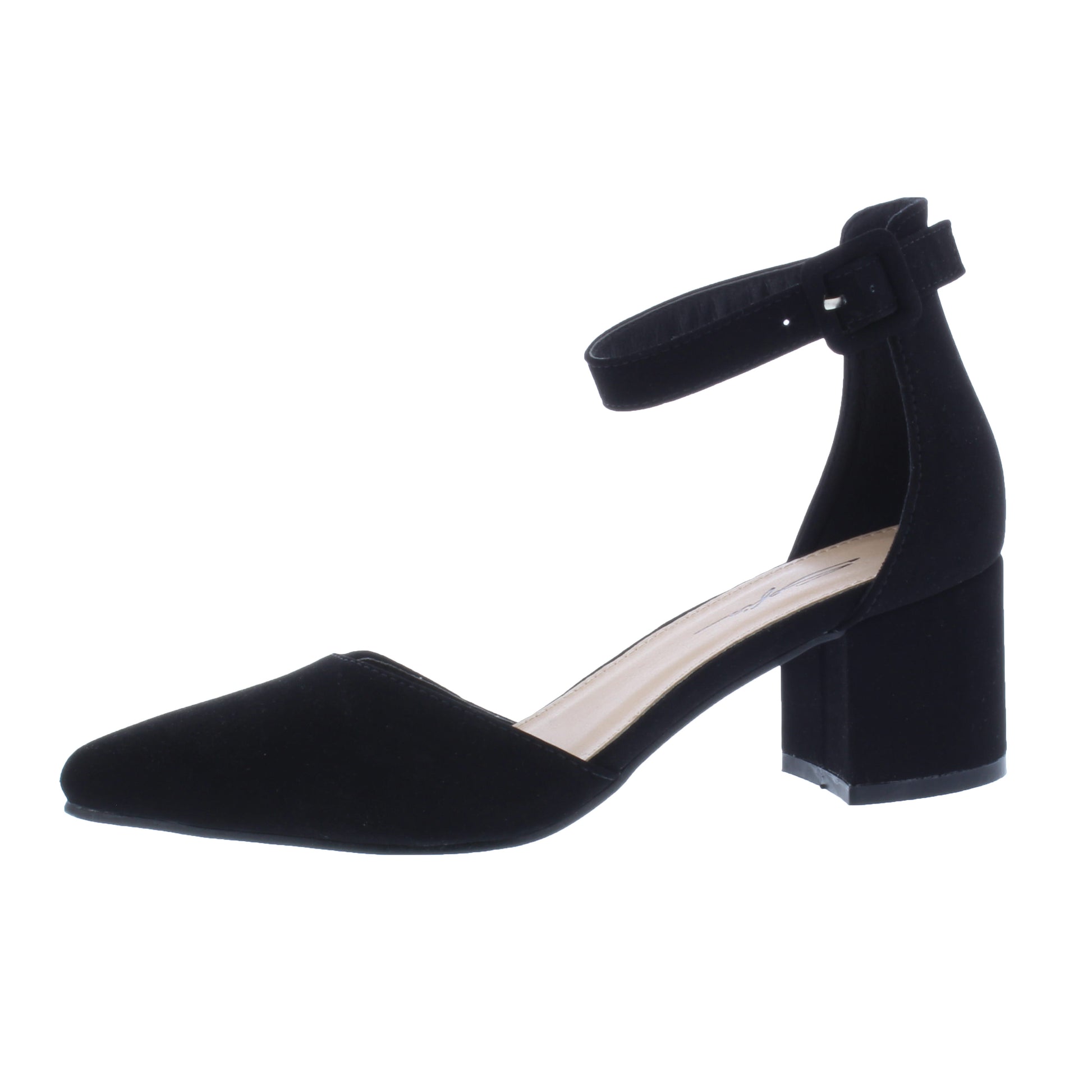 2” Women Closed Heel Suede Sandal