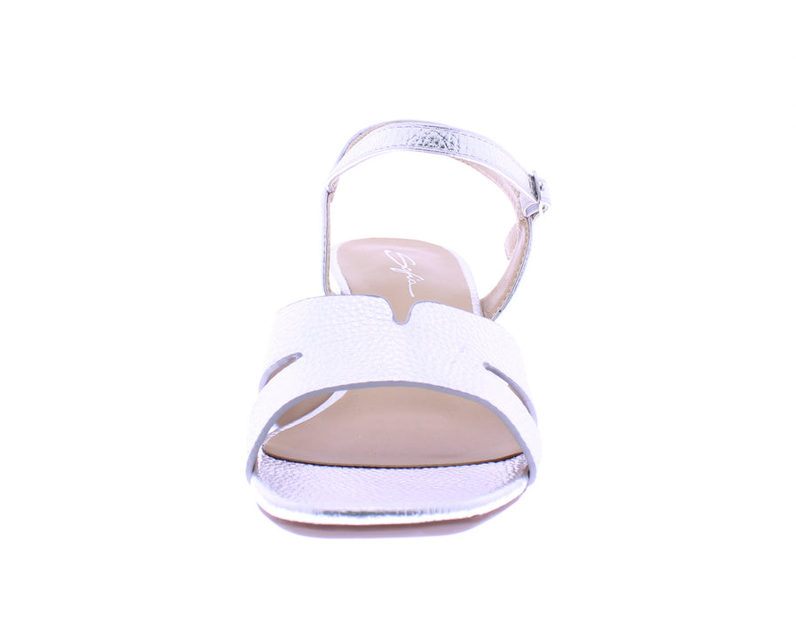 Women Pebbled Faux Leather Sandal