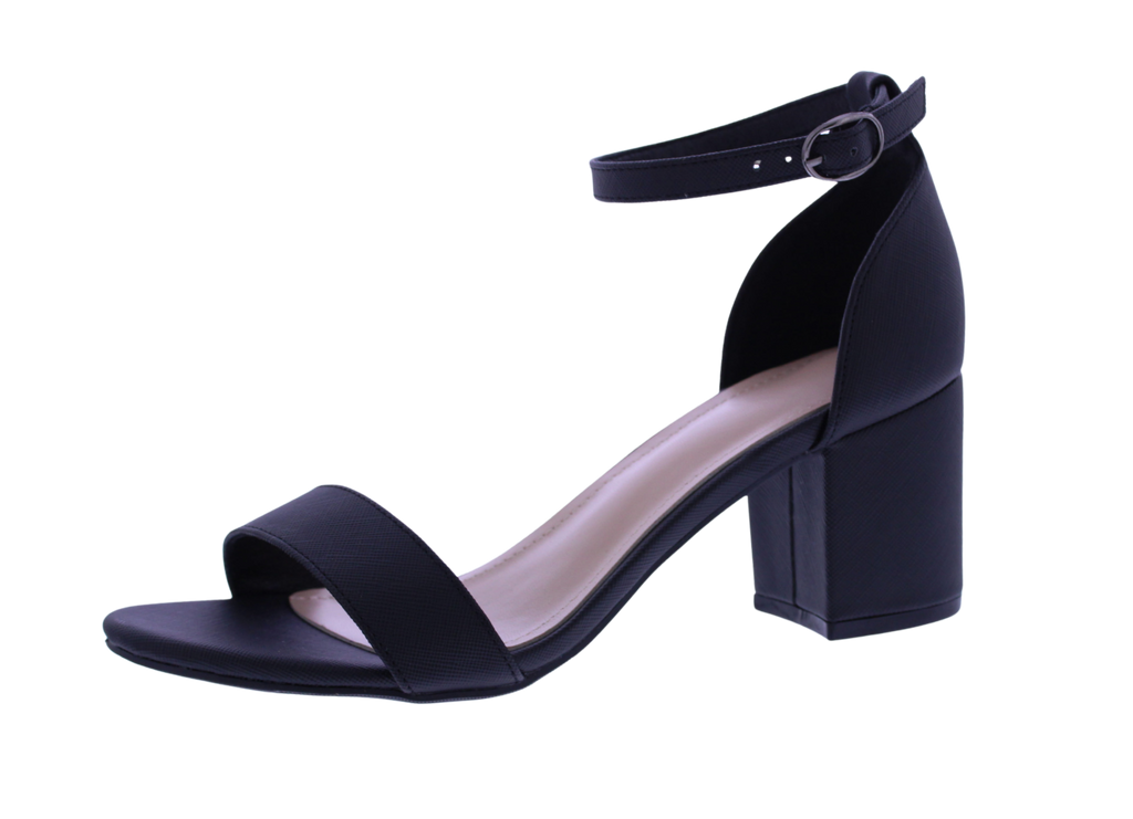 Women Textured Block Heel Sandal