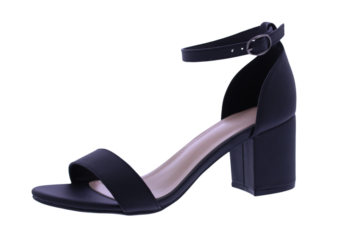 Women Textured Block Heel Sandal