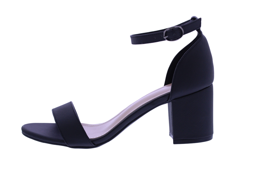 Women Textured Block Heel Sandal