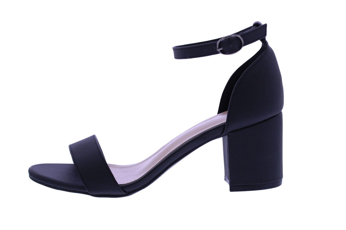 Women Textured Block Heel Sandal