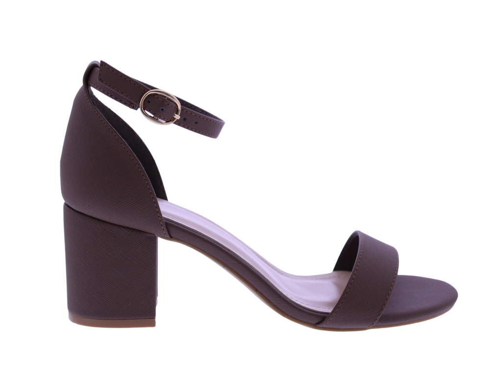 Women Textured Block Heel Sandal