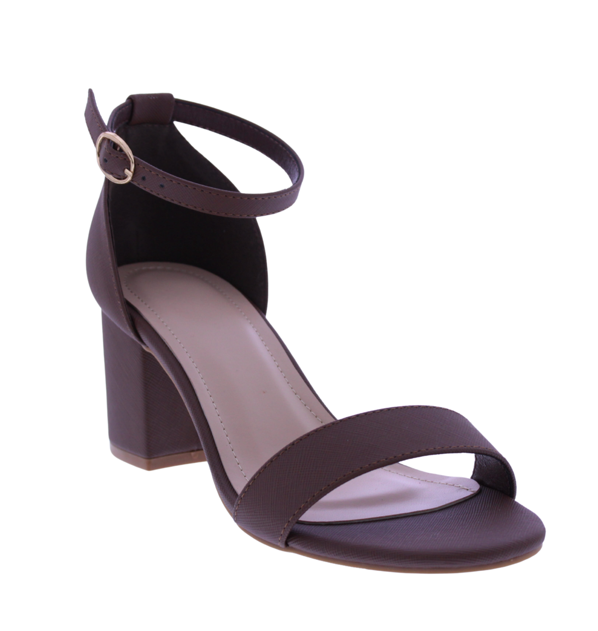 Women Textured Block Heel Sandal