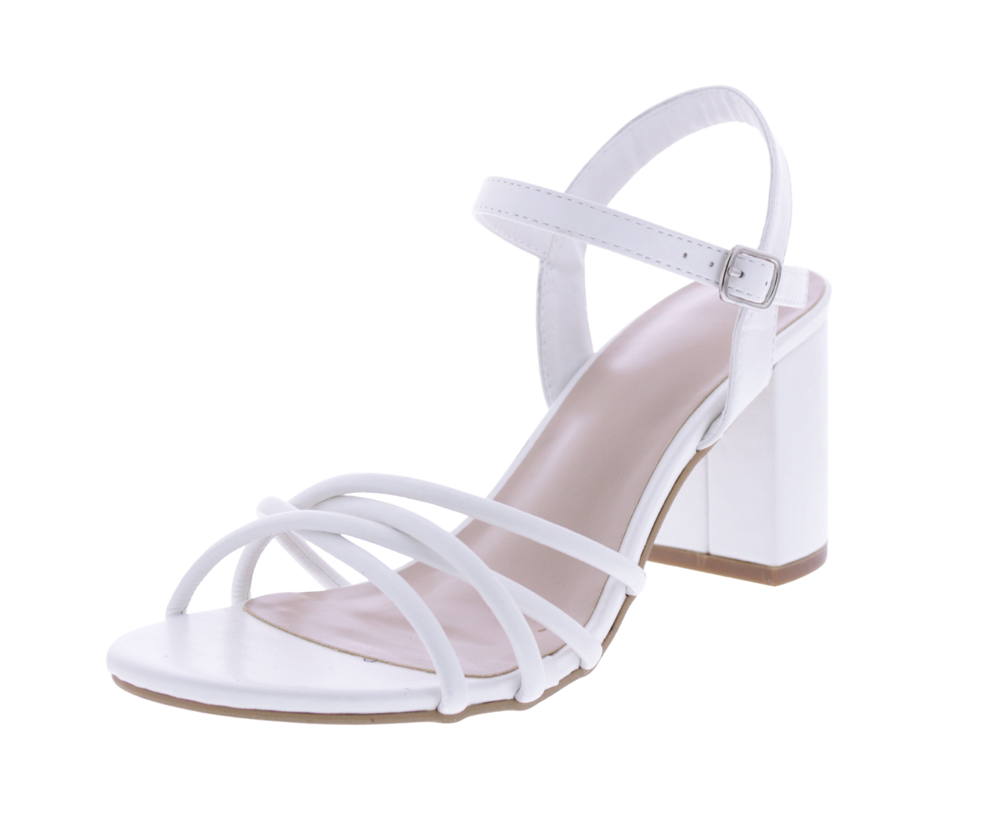 Women Crisscross Block Heel Sandal
