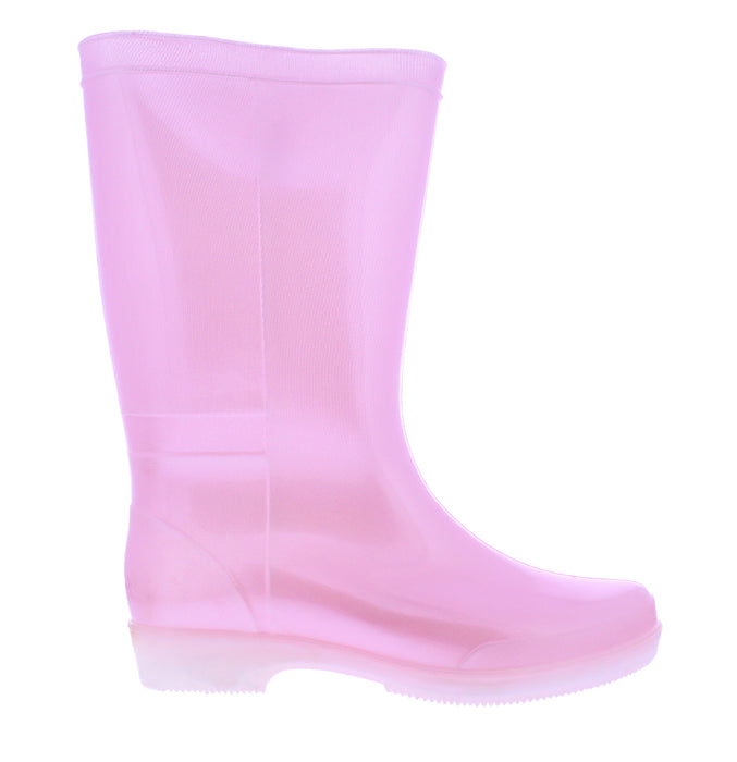 11” Women Rain boot with Pearl Finish