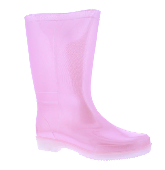 11” Women Rain boot with Pearl Finish