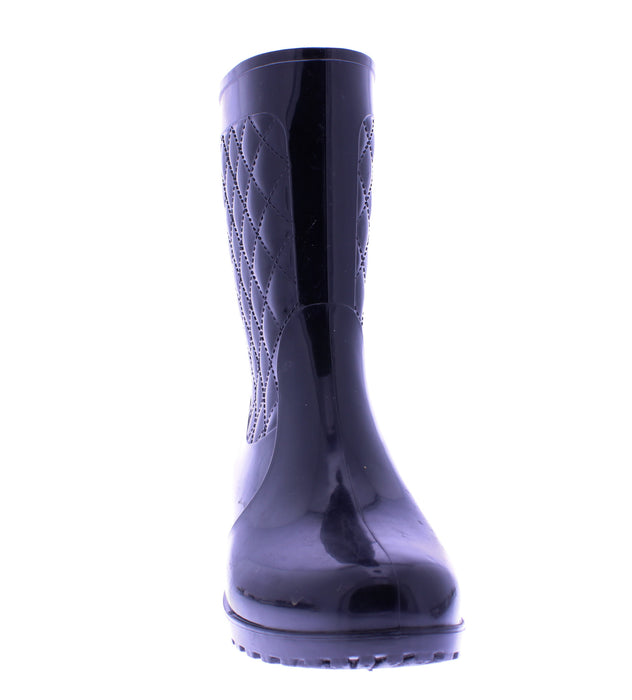 Ladies Quilted Plastic Boot