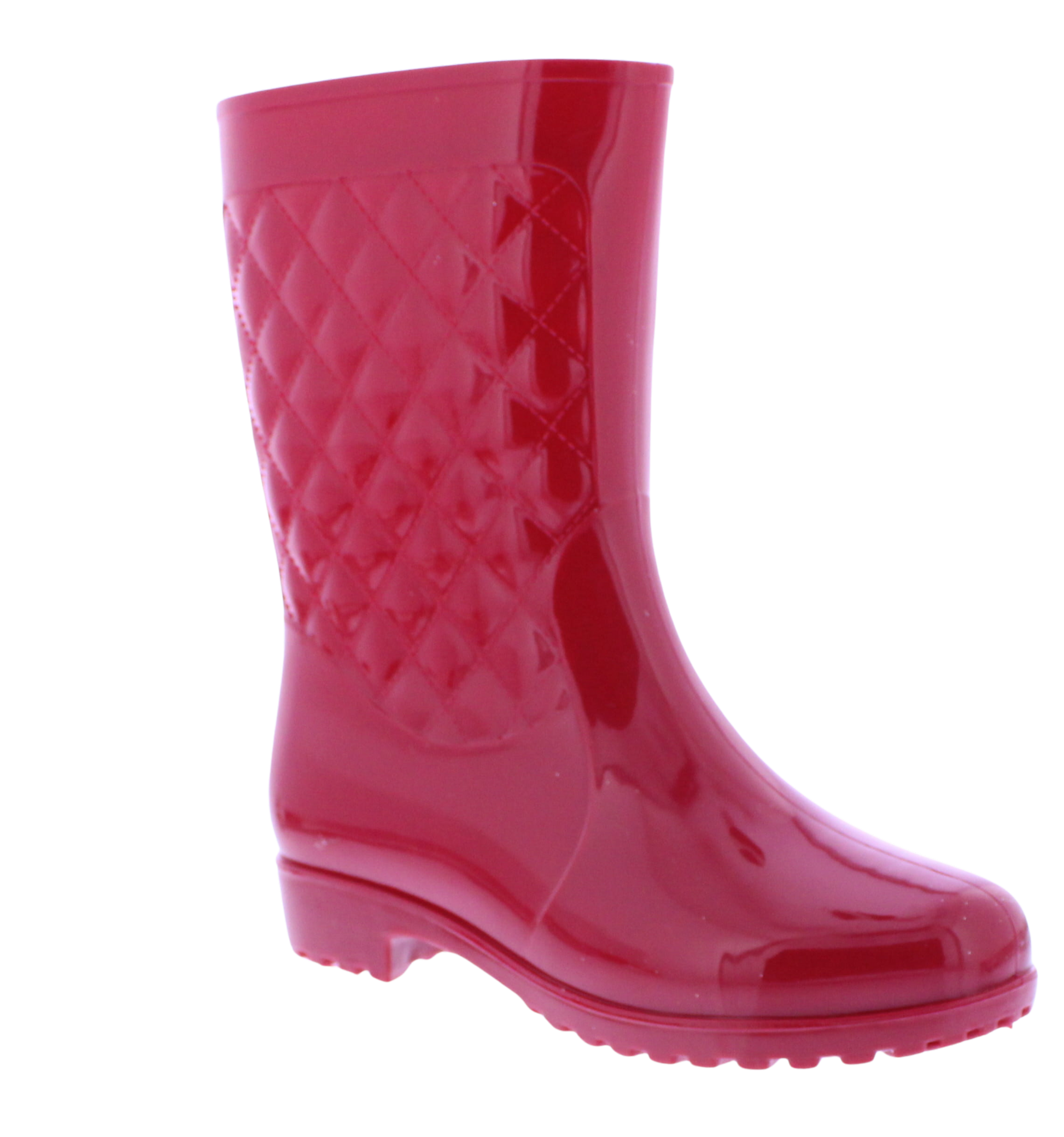 Botas de agua acolchadas para mujer