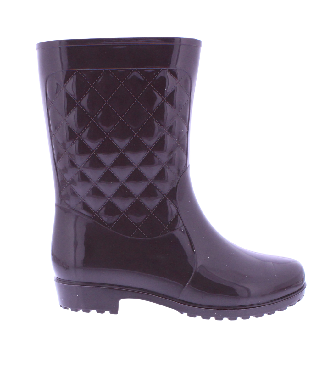 Botas de agua acolchadas para mujer