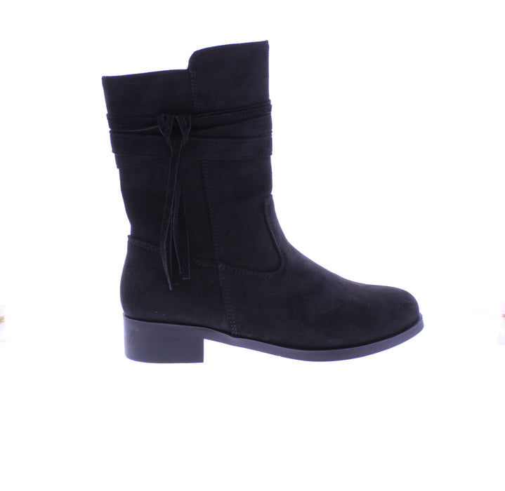 7” Women Microfiber Zip Up Boot