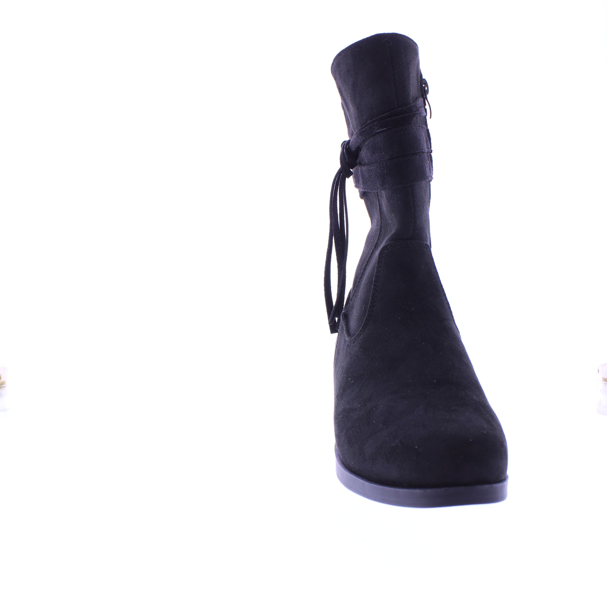 Women Microfiber Zip Up Boot
