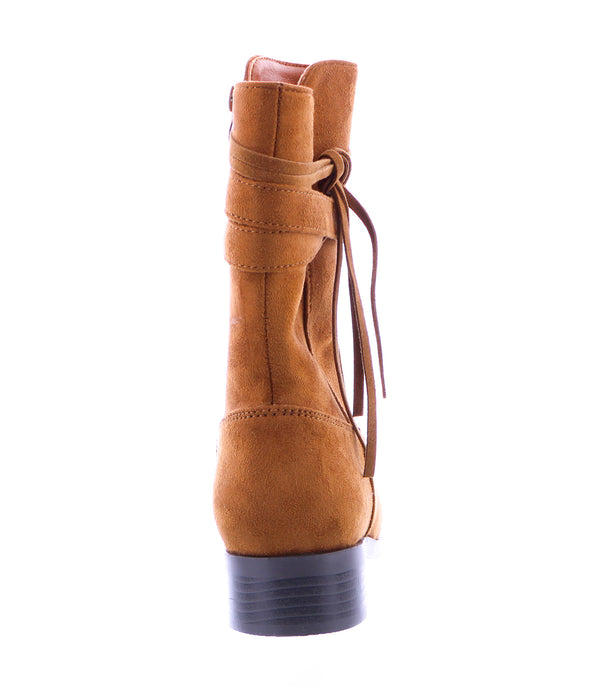 7” Women Microfiber Zip Up Boot