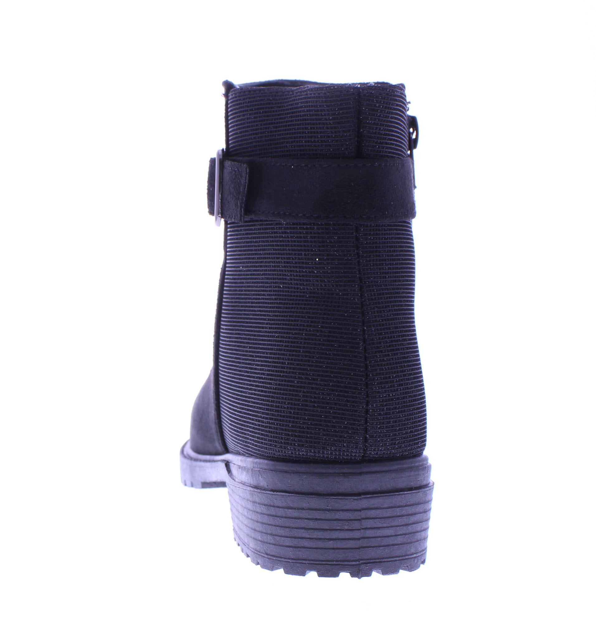 Women Microfiber & Sparkle Zip Up Boot