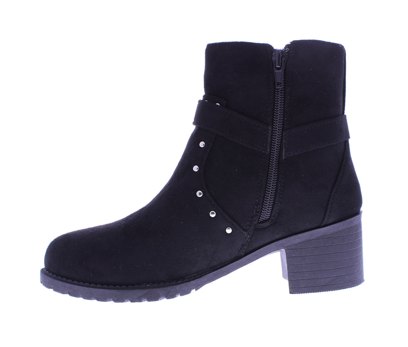 Women Microfiber Heel Boot