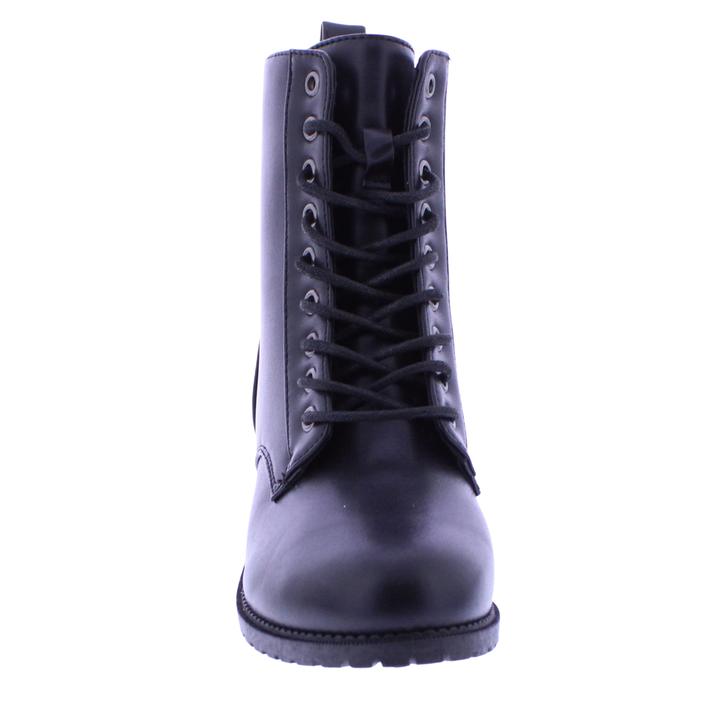Women Combat Heel Boot