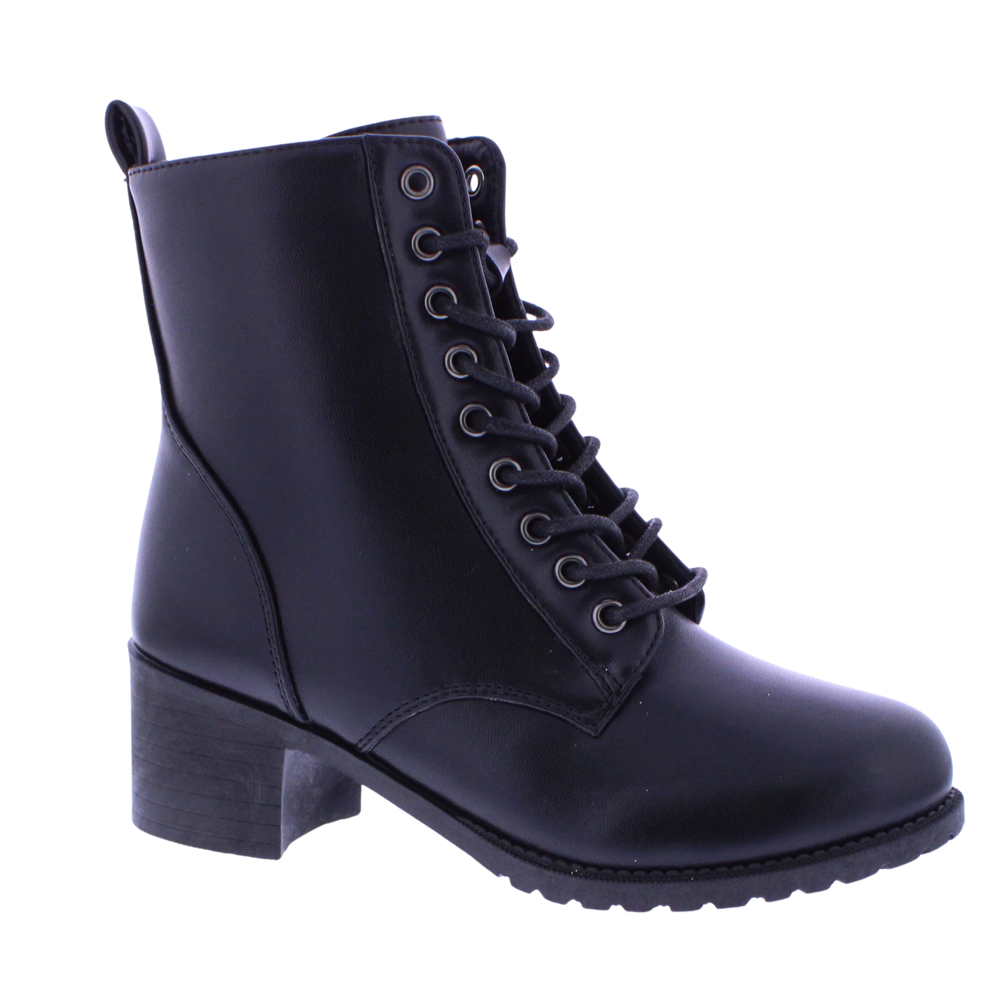 Women Combat Heel Boot
