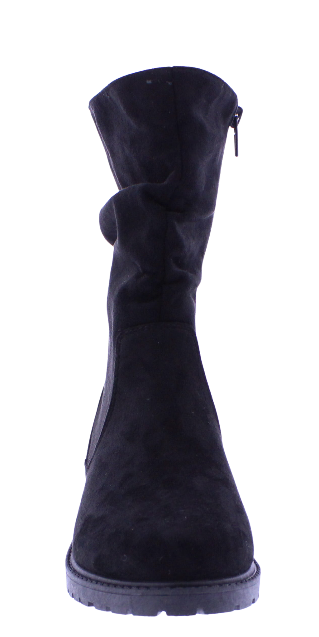 Women Microfiber Zip Up Boot