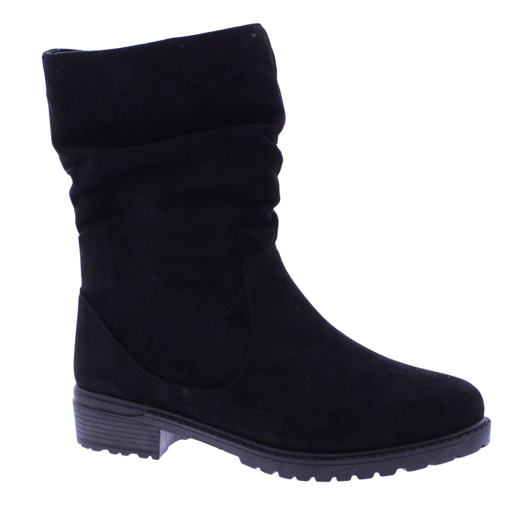 Women Microfiber Zip Up Boot