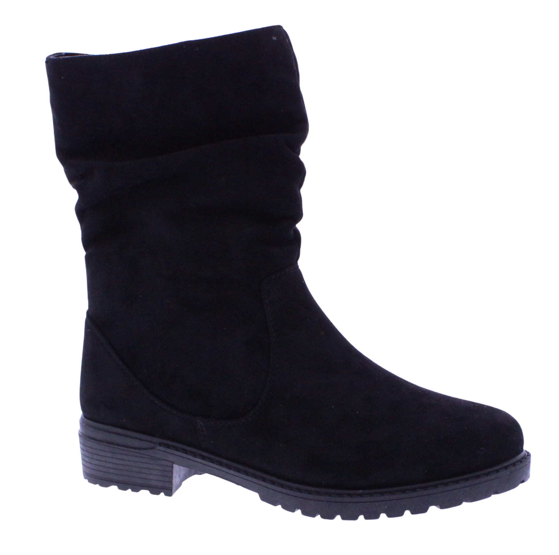 Women Microfiber Zip Up Boot