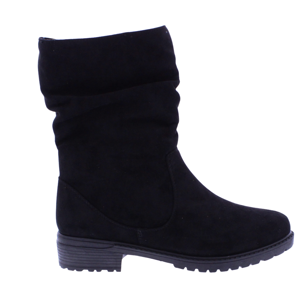Women Microfiber Zip Up Boot
