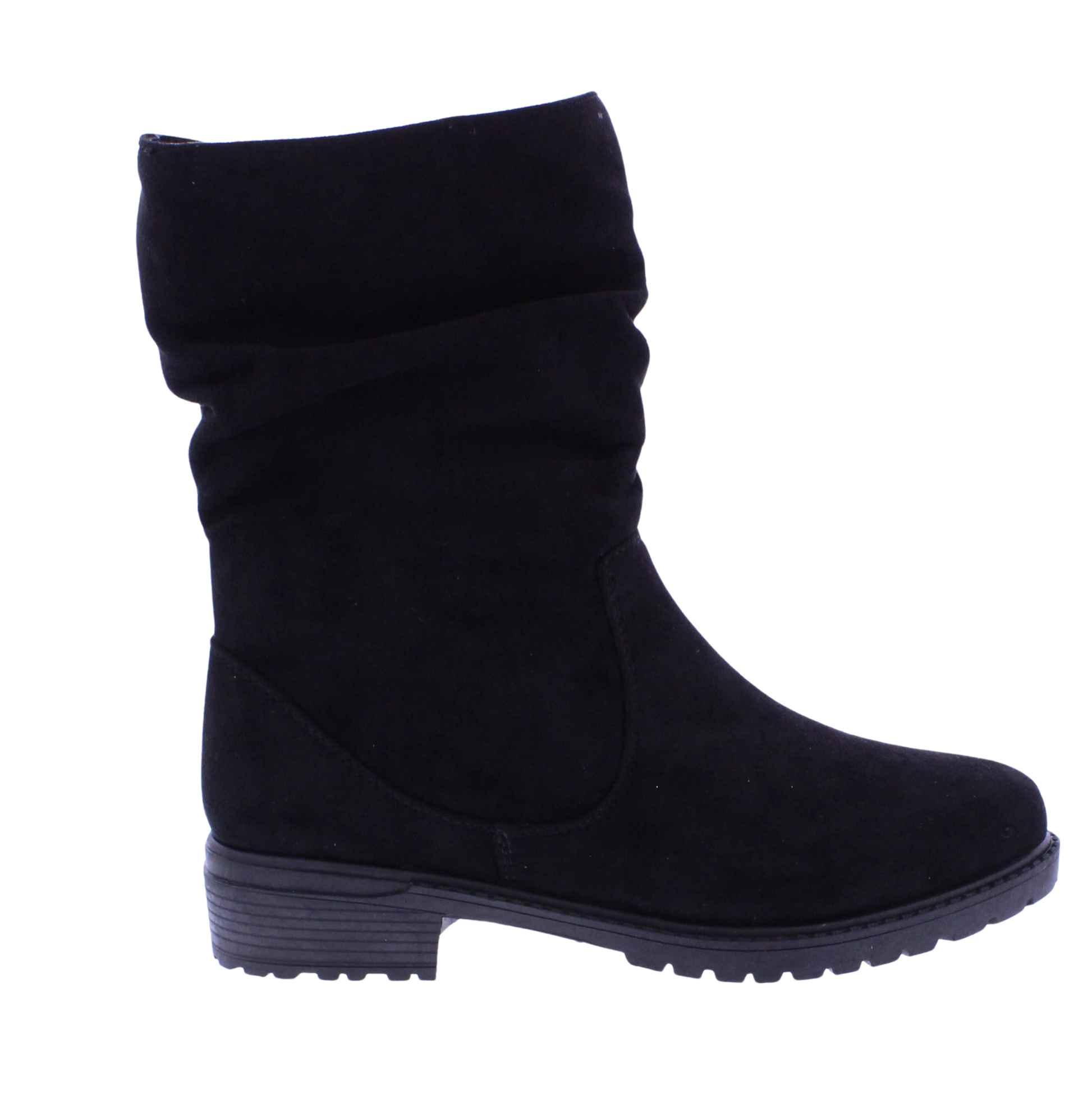 Women Microfiber Zip Up Boot