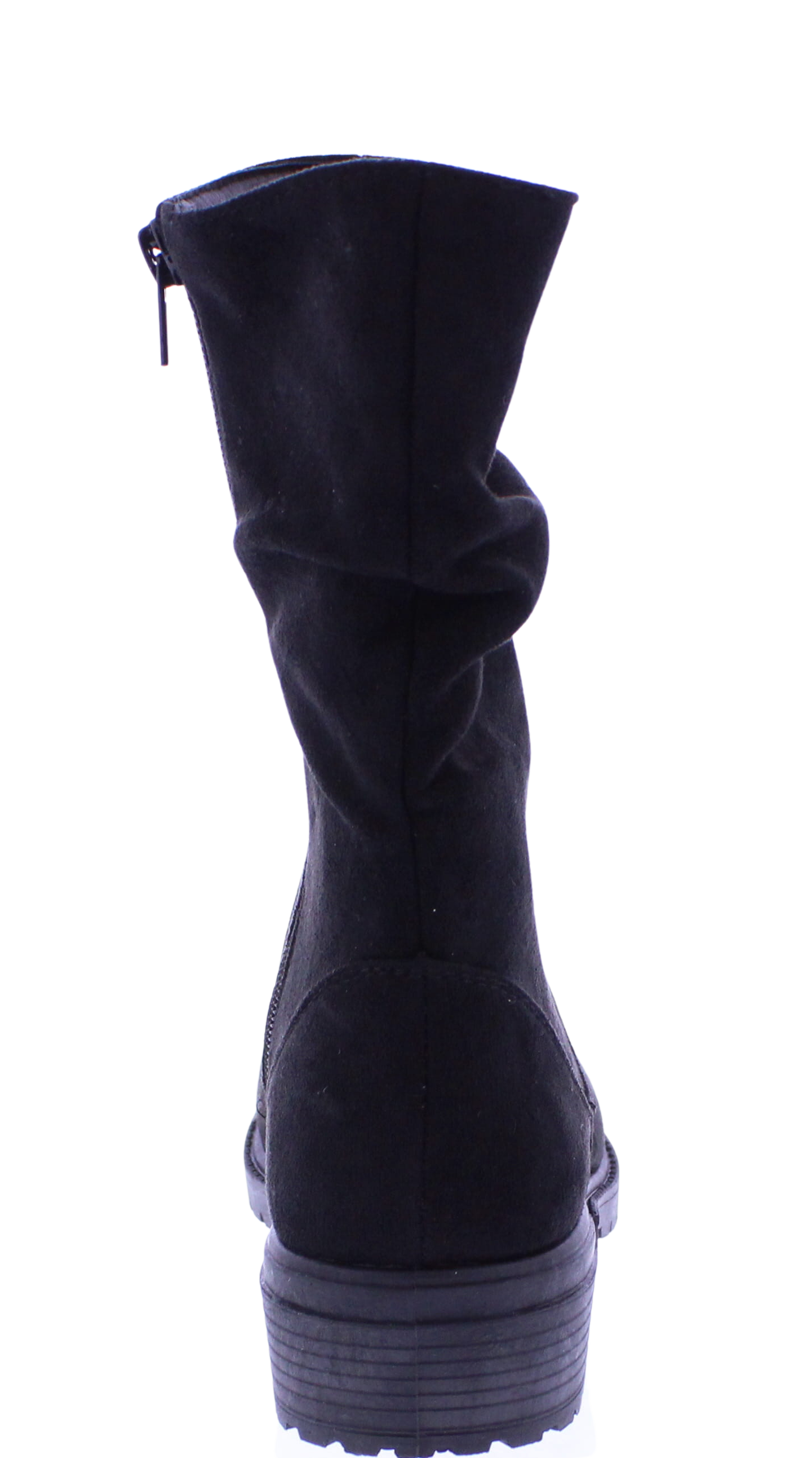 Women Microfiber Zip Up Boot