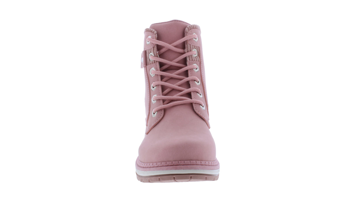 4” Women Suede Lace Up Boot