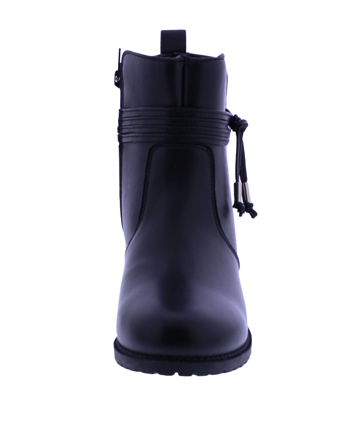 Women's Faux Leather Wrap Tie Ankle Boot