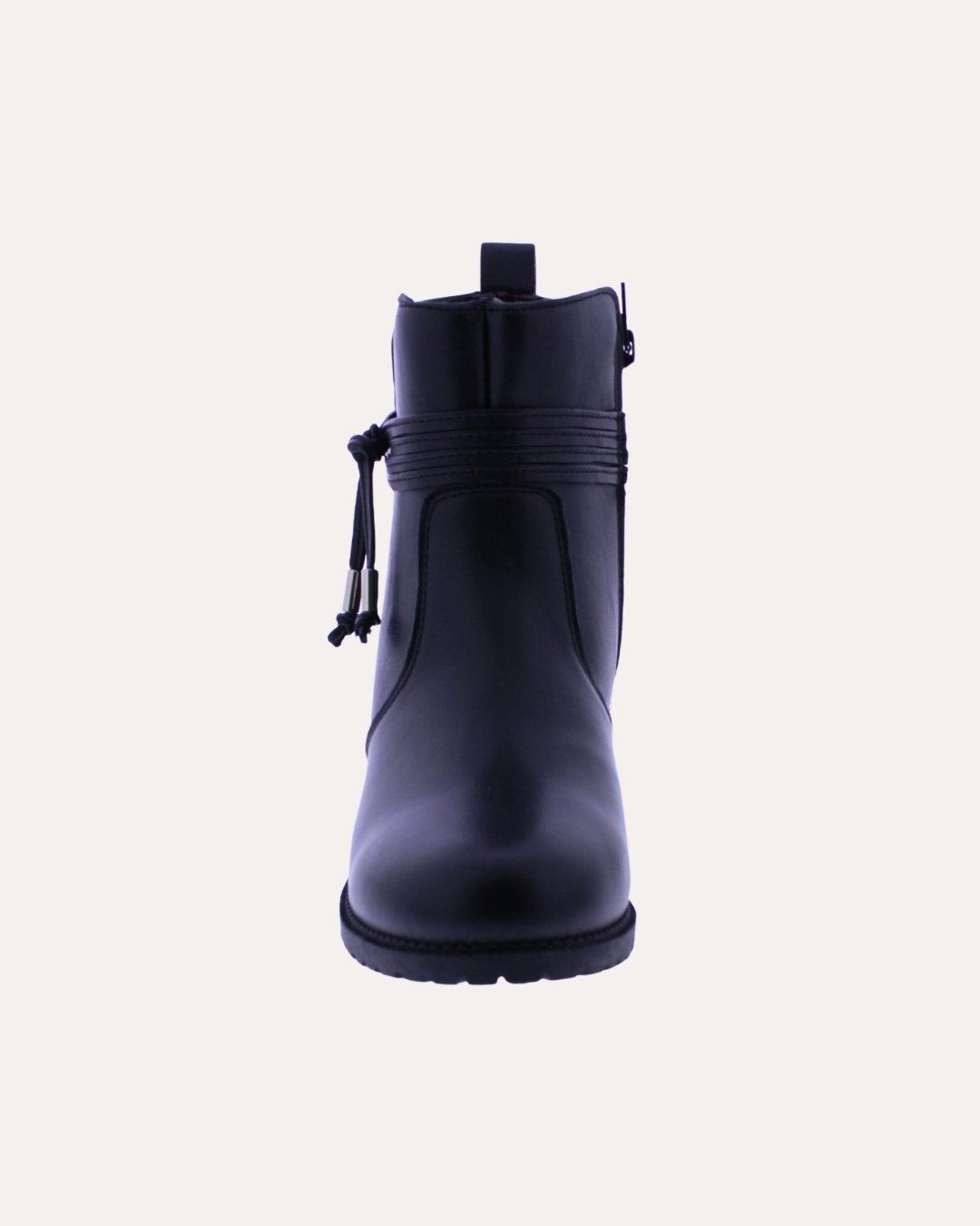 Women's Faux Leather Wrap Tie Ankle Boot