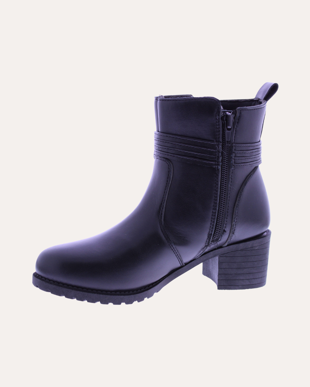 Women's Faux Leather Wrap Tie Ankle Boot