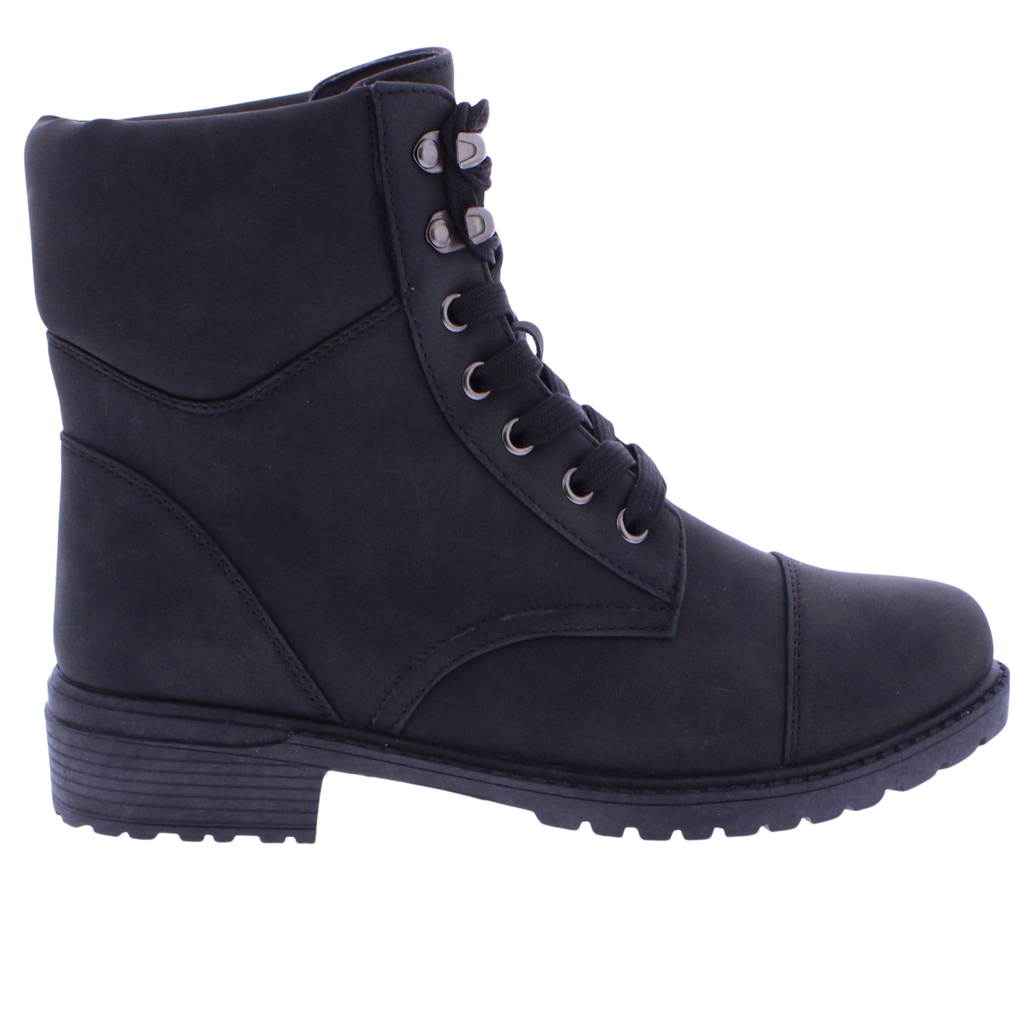 Women Lace Up Suede Boot