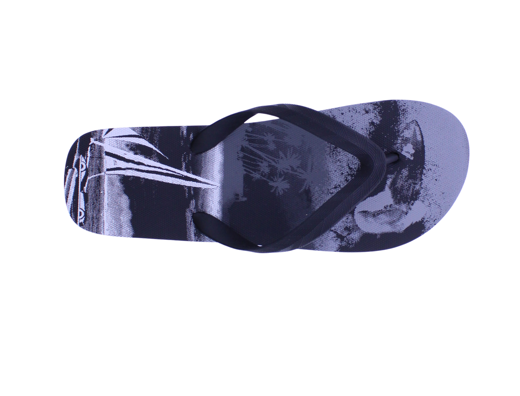 Men's Tropical Print EVA Flip-Flops