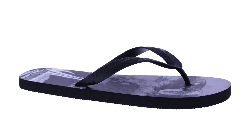Men's Tropical Print EVA Flip-Flops