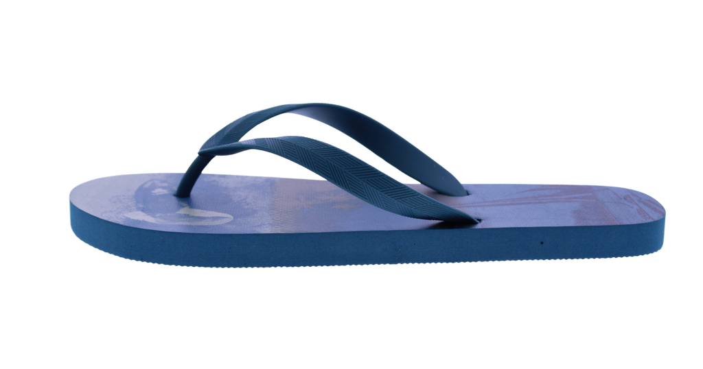 Men's Tropical Print EVA Flip-Flops