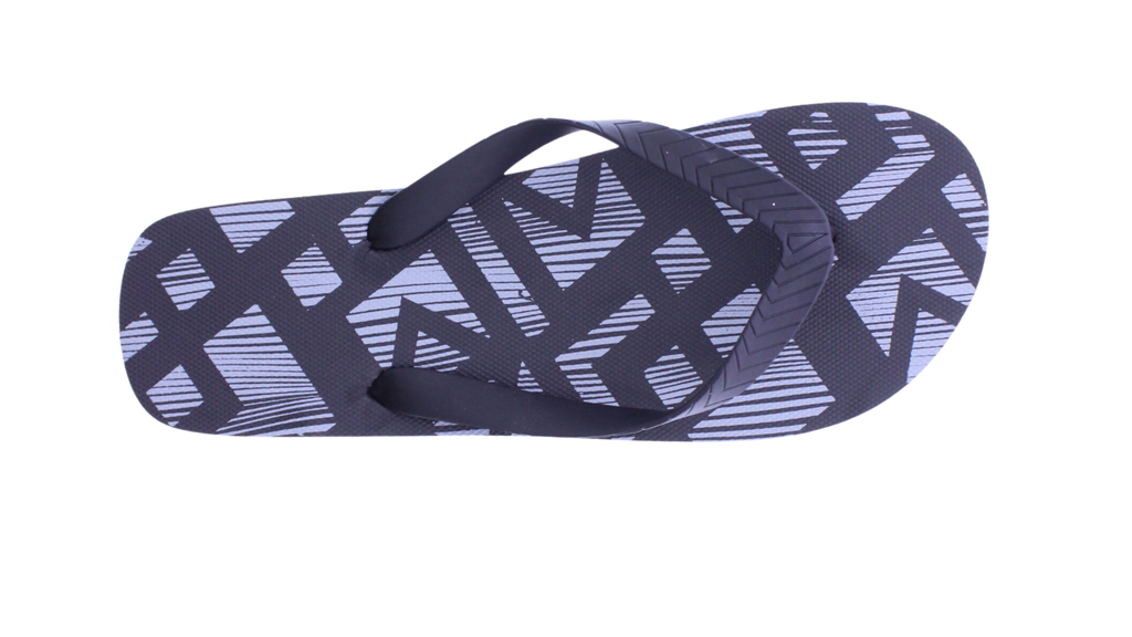Men's Geometric Print Flip-Flops