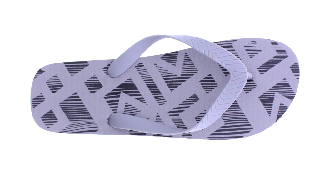 Men's Geometric Print Flip-Flops