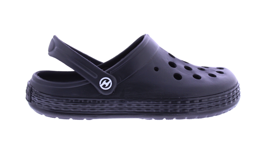 Men Two Color Linear Band Clog
