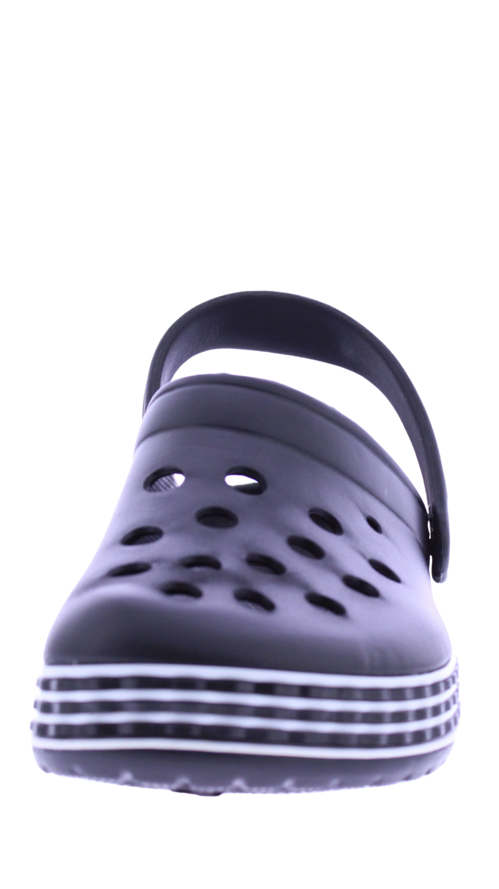 Men Two Color Linear Band Clog