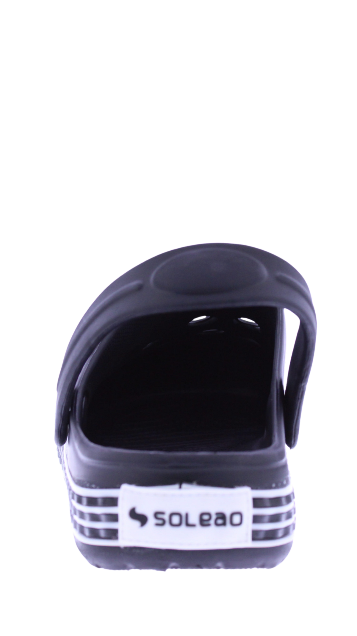 Men Two Color Linear Band Clog