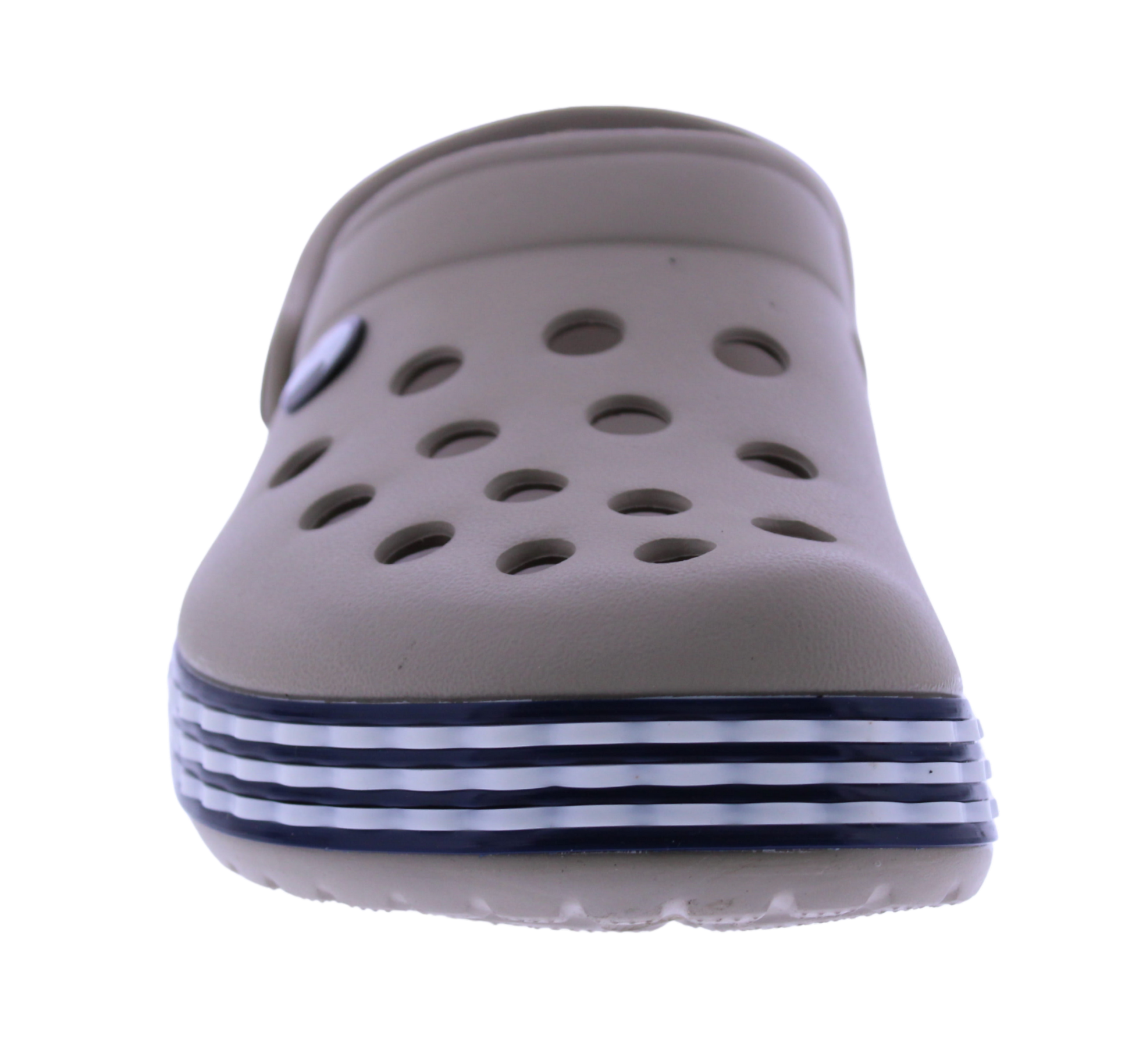 Men Two Color Linear Band Clog